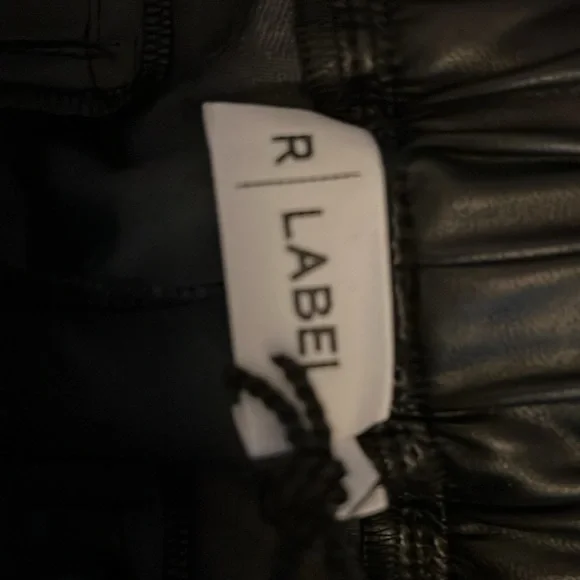 NWT Reset Vegan Leather Joggers - Picture 2 of 4